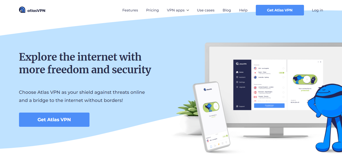 AtlasVPN Fastest Free VPN Service