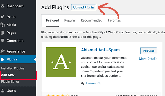 Upload Plugin To WordPress
